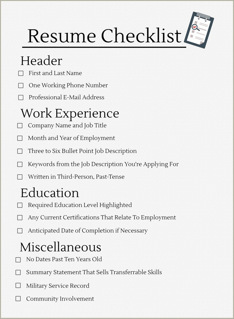 Do You Include Job Title In Resume Name