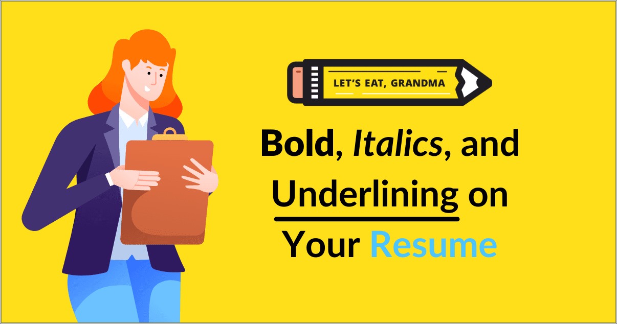 Do You Italicize Job Titles In Resume Descriptions