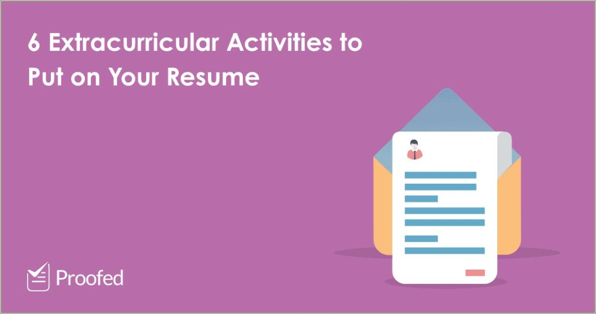 Do You Put Extracurricular Activities Resume Without Leadership