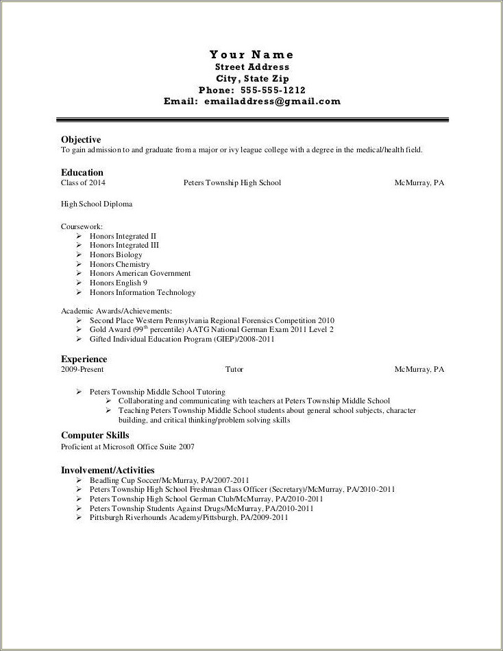 Do You Put Grauadted With Honors On Resume