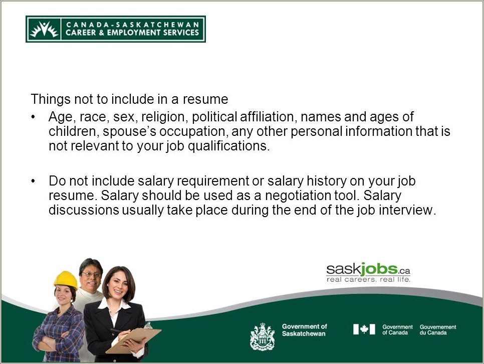 Do You Put Salary History On Resume
