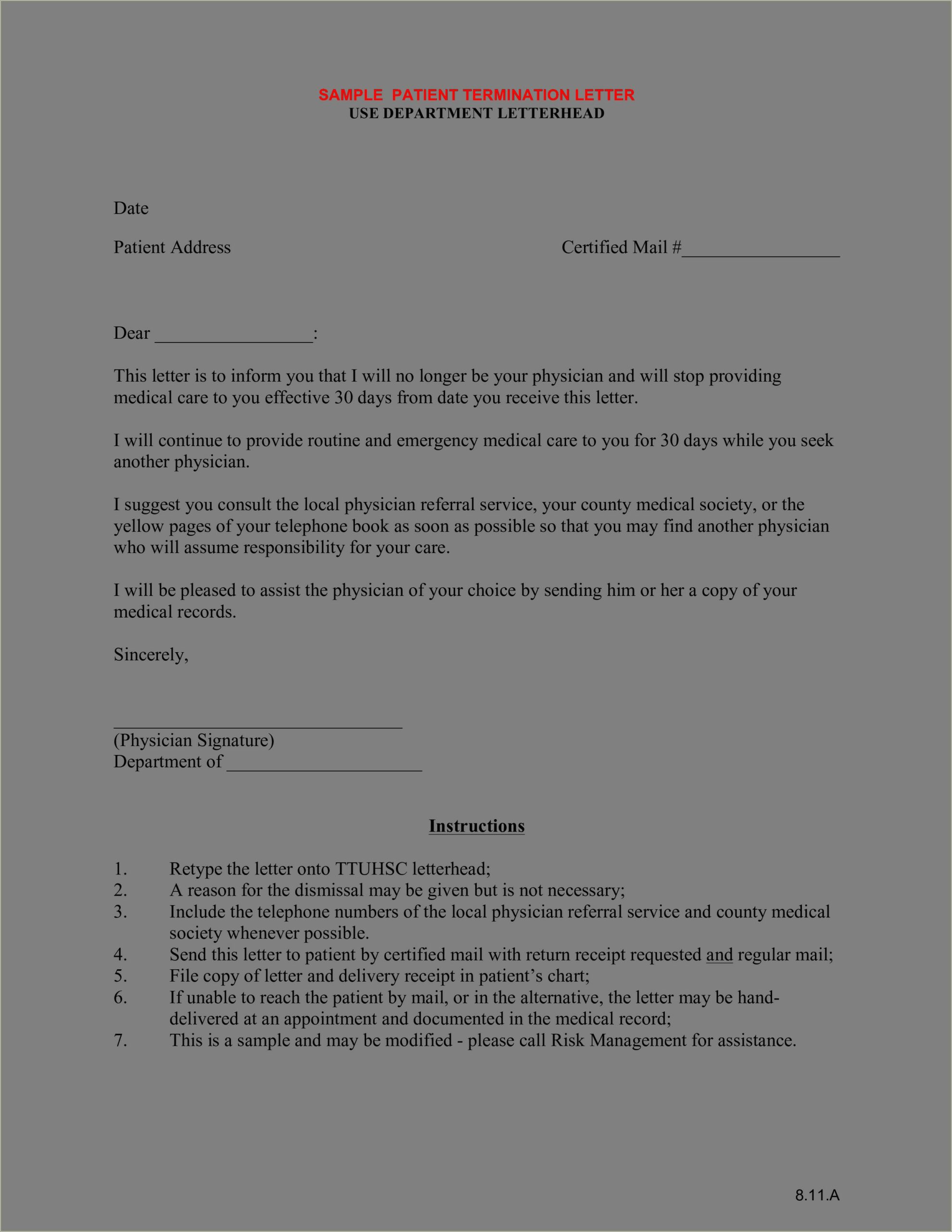 Doctor To Doctor Referral Letter Resume