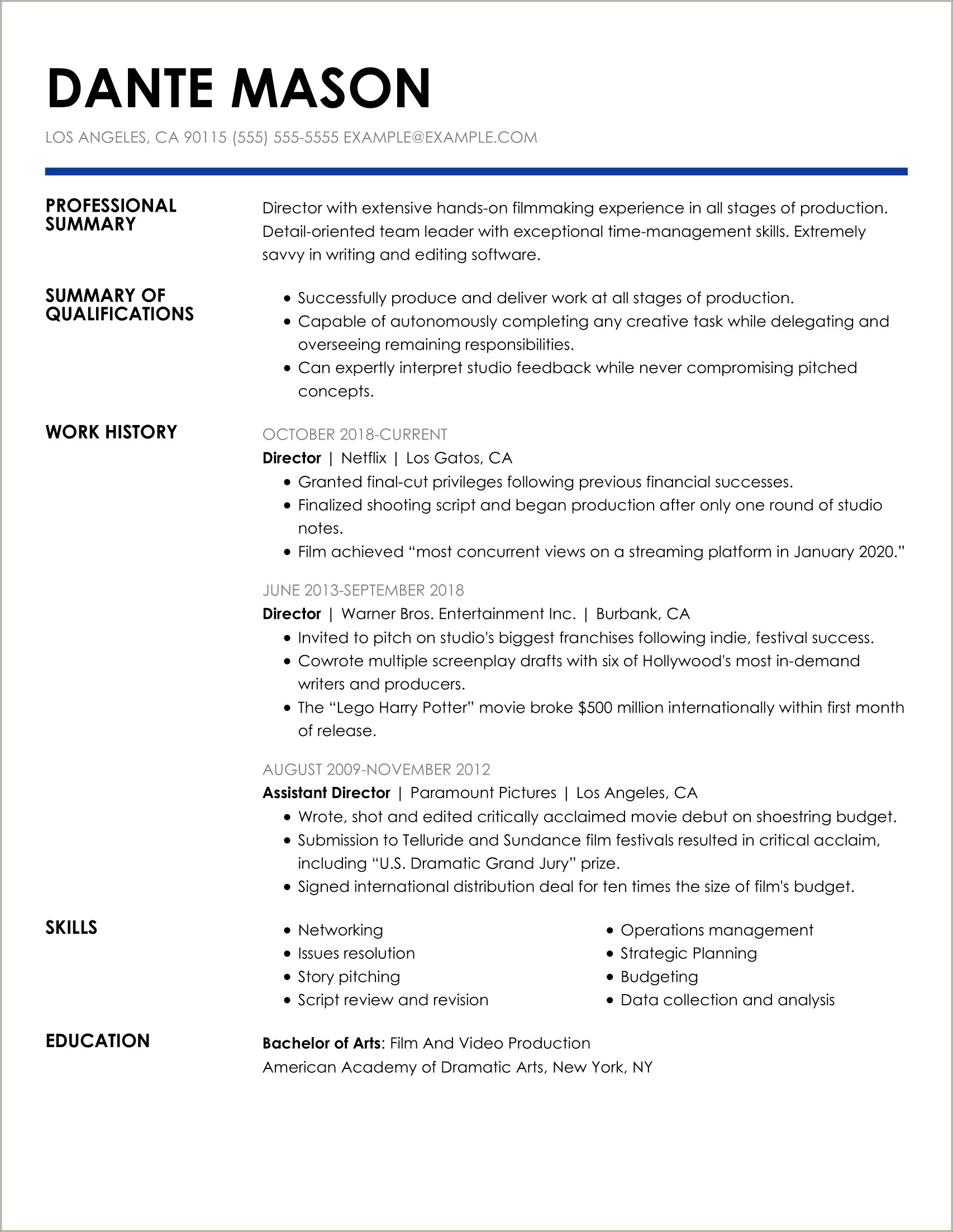 Does A Resume Need Professional Summary And Skills