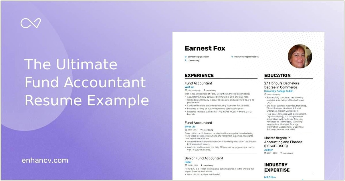Does Fund Accounting Look Good On A Resume