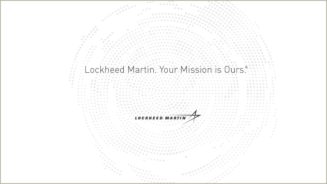 Does Lockheed Martin Look Good On A Resume
