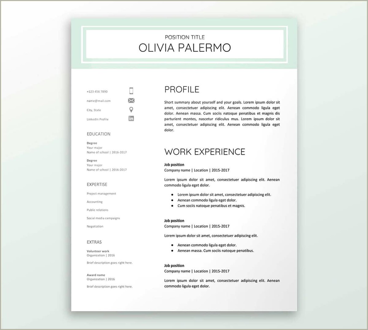 Don't Use The Google Docs Resume Template