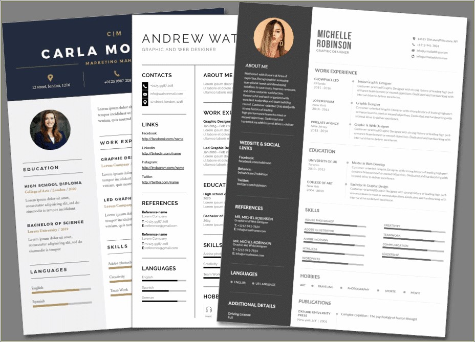 Download A Free Ats Friendly Resume Template Pages