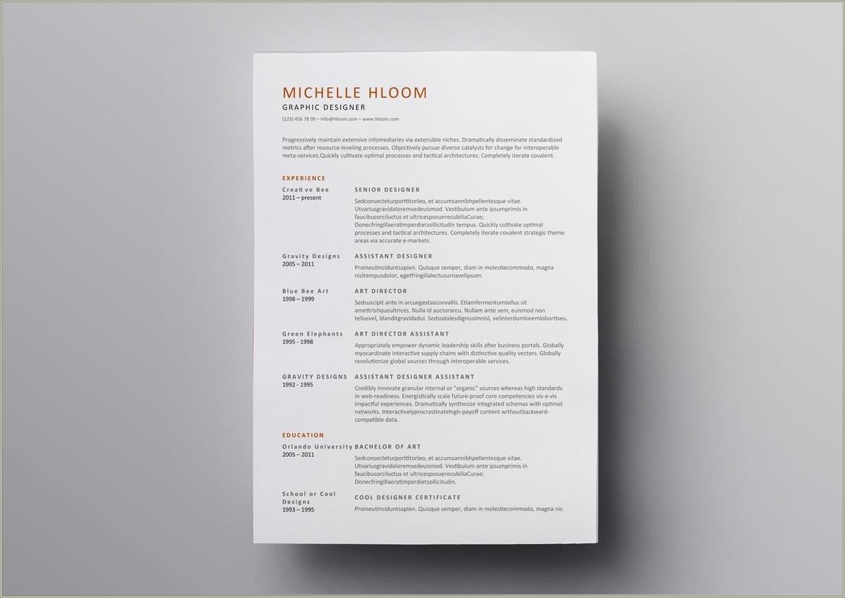 Download Free Resume Templates For Open Office