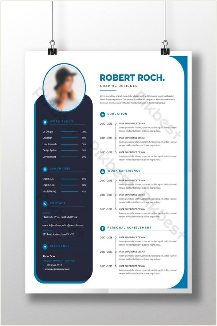 Download Template Resume Doc For Free