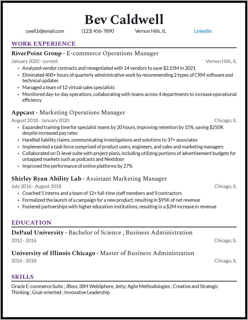 Ecommerce Analyst Job Description For Resume