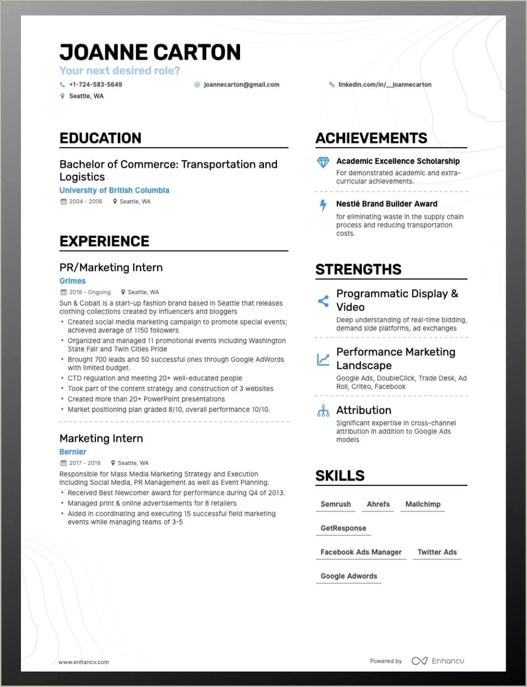 Education Or Professional Experience First On Resume