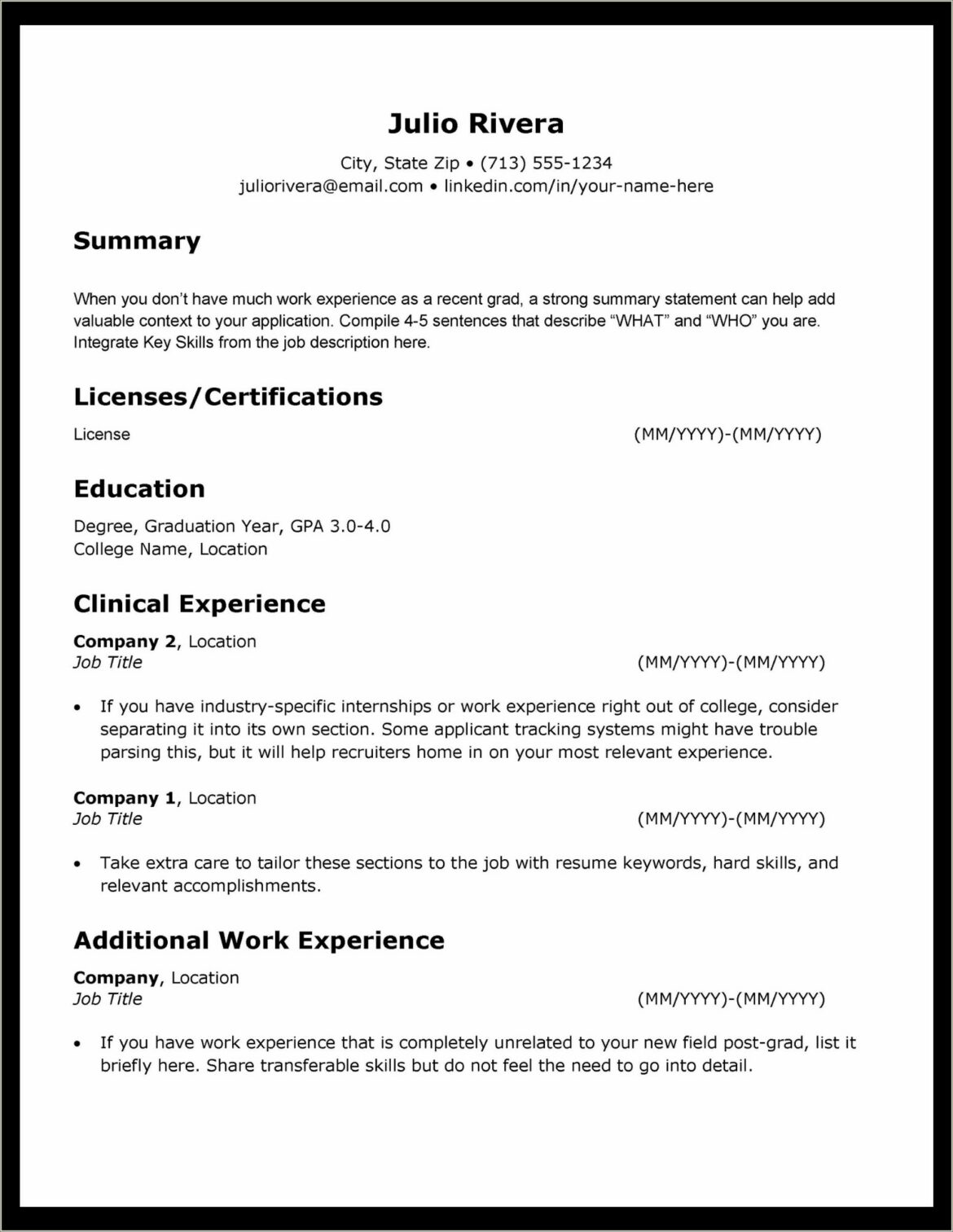 Emailing Resume Where There Is No Job Posint