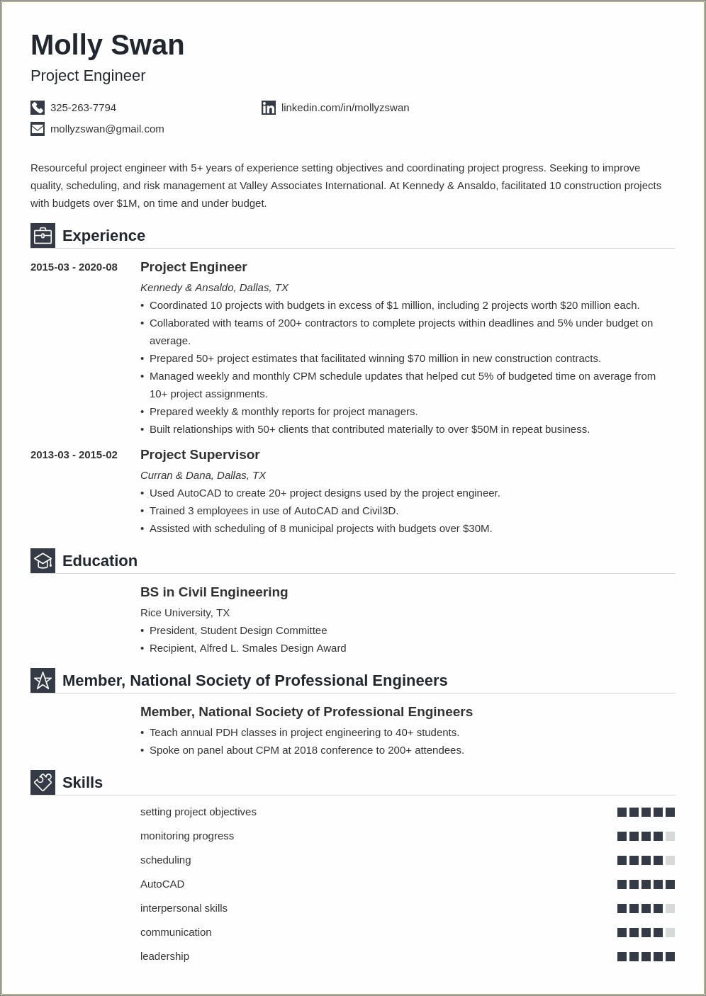 Engineer Can't Find Job Resume