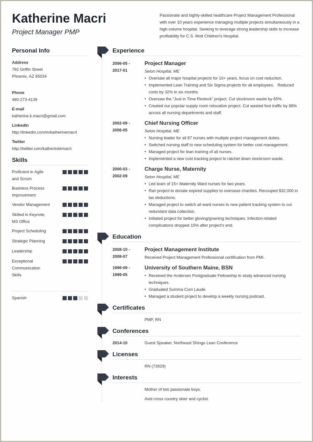 Engineering Project Manager Resume Sample Doc