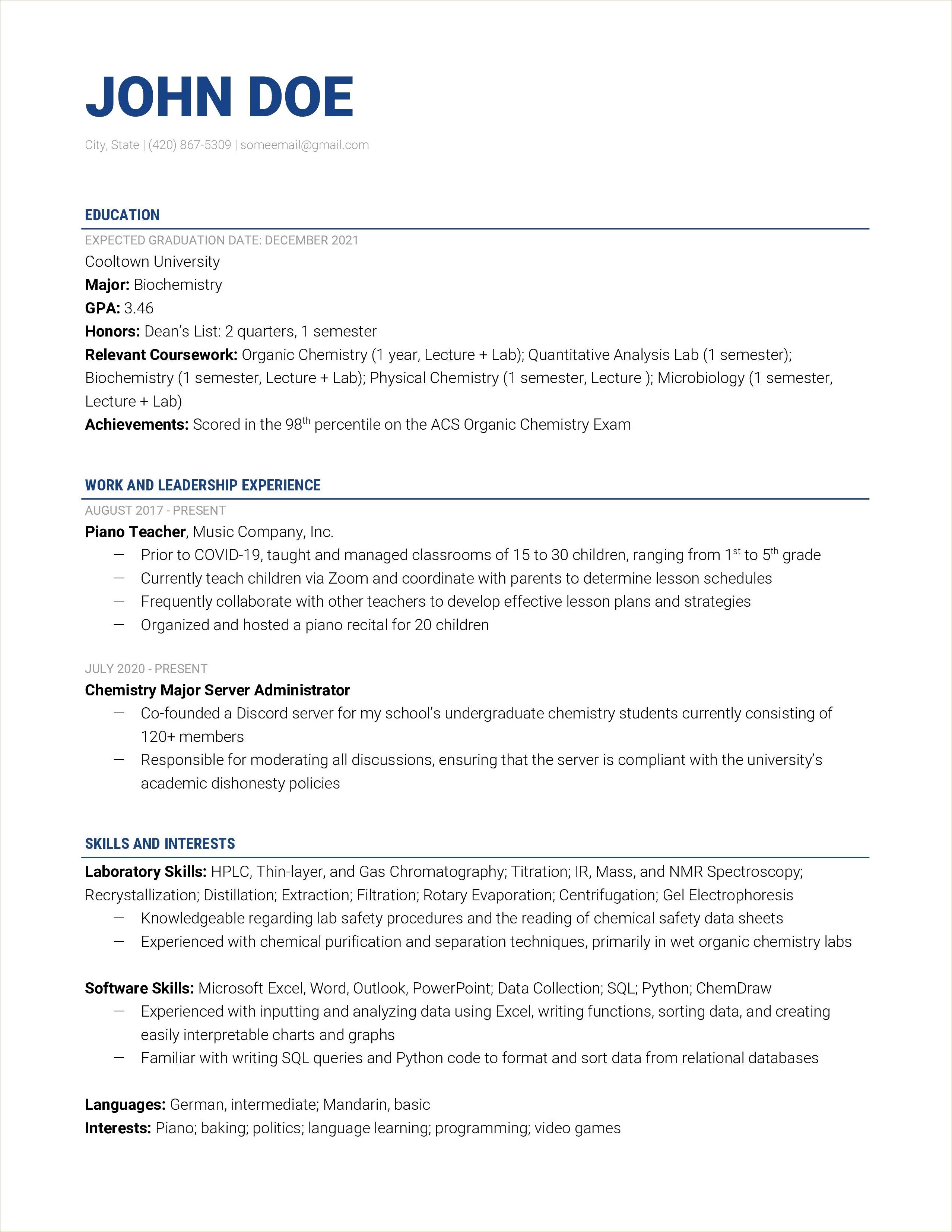 Entry Level Accounting Resume Templates Reddit
