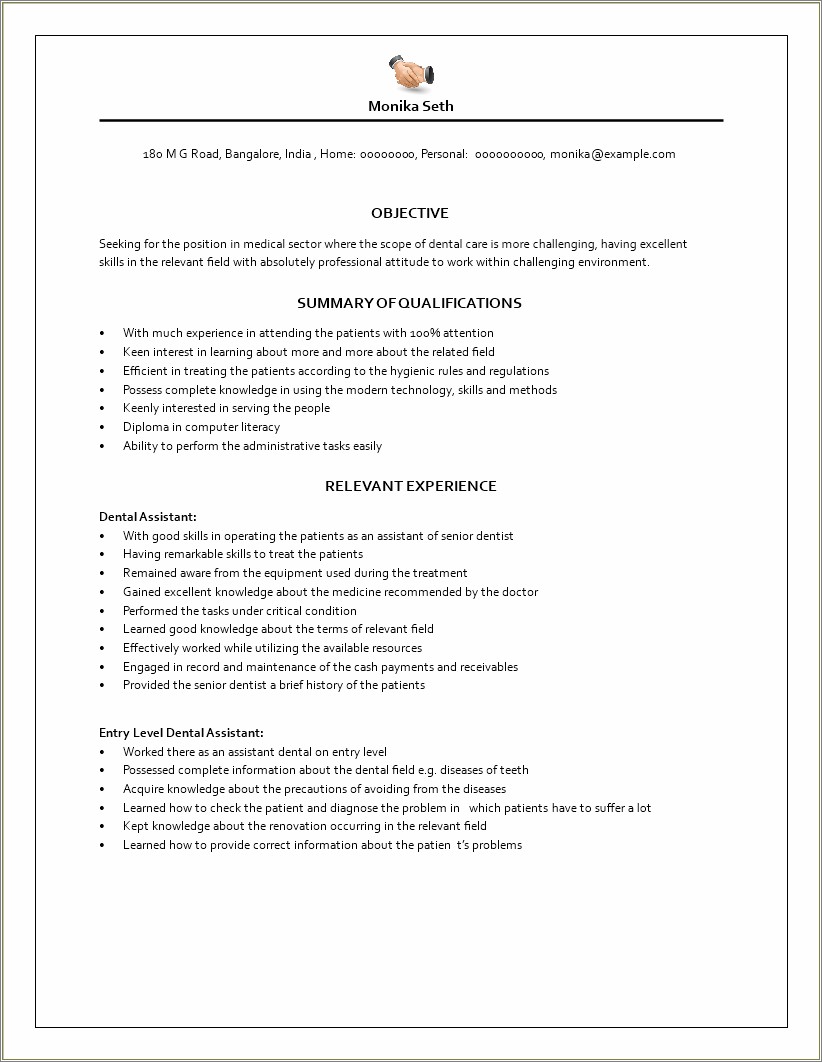 Entry Level Asisstant Administrator Resume Examples