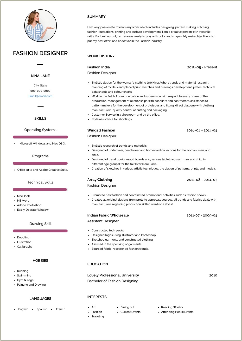 Entry Level Hair Stylist Resume Examples