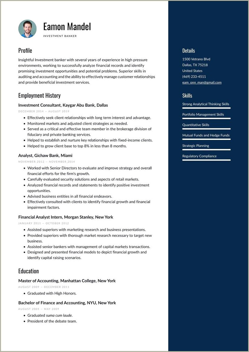 Entry Level Personal Banker Resume Objective
