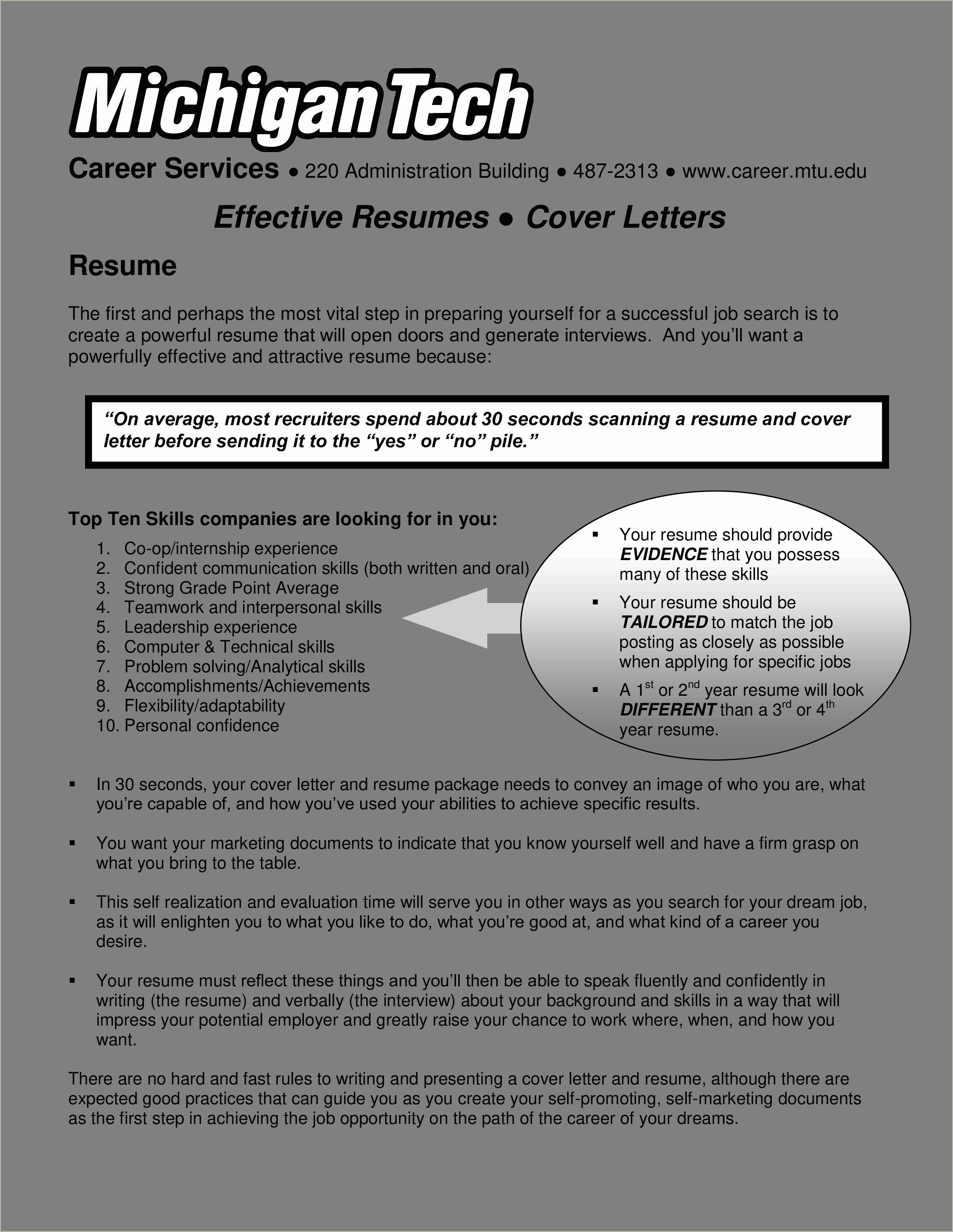 Entry Level Resume And Cover Letter