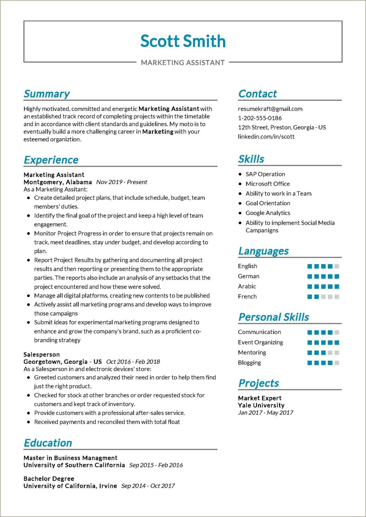 Entry Level School Lunch Aide Resume