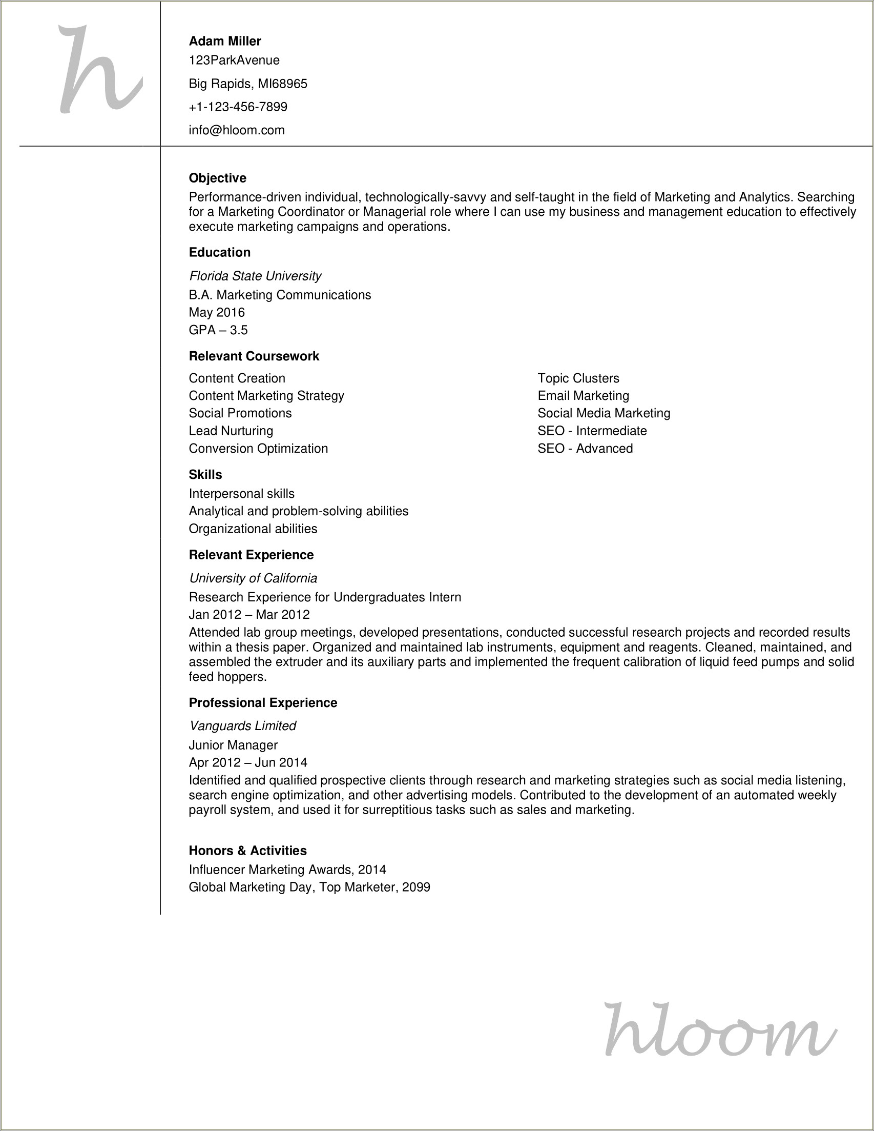 Entry Level Social Worker Resume Objective