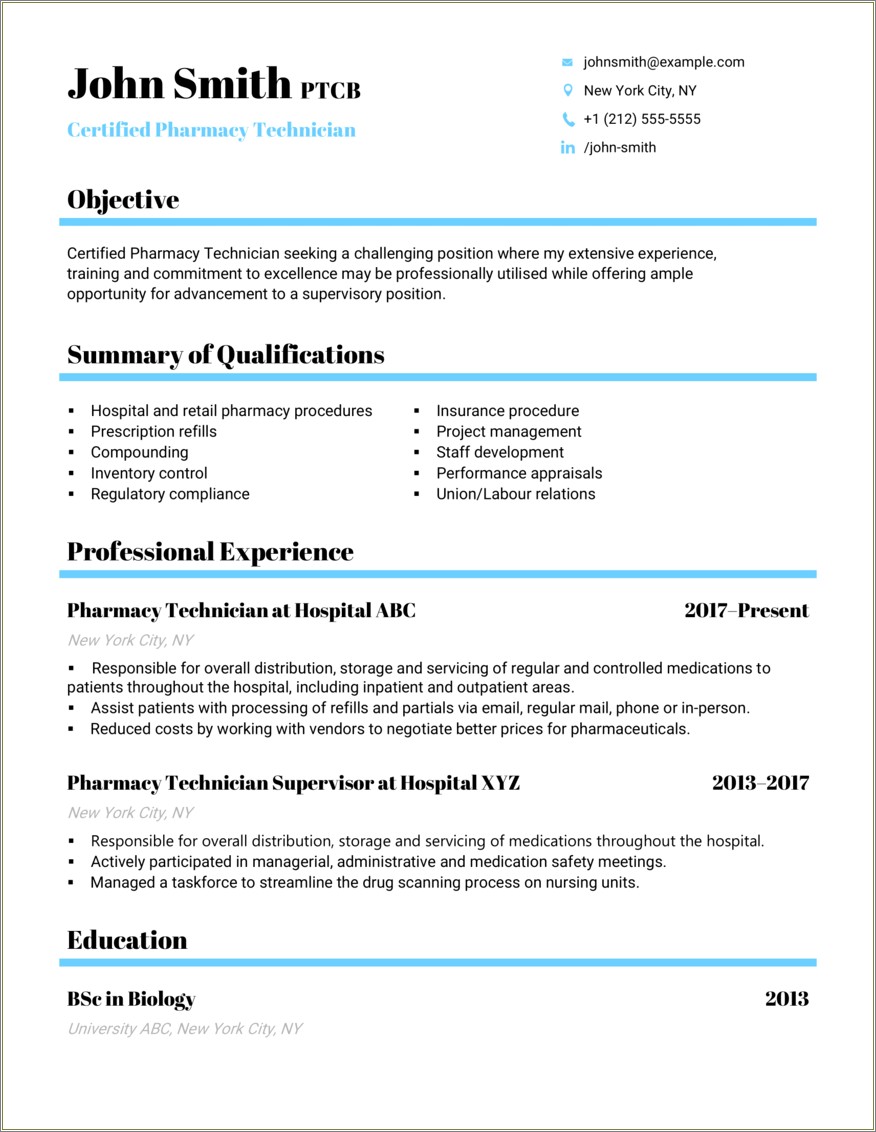 Example Of A Great Objective For A Resume