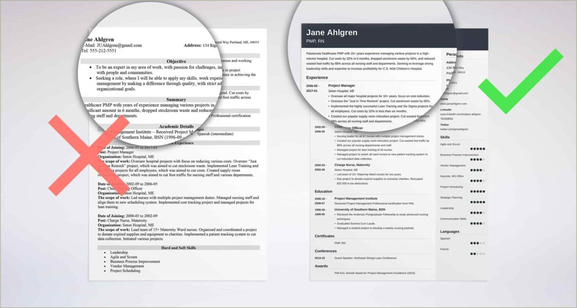 Example Of A Resume Executive Summary