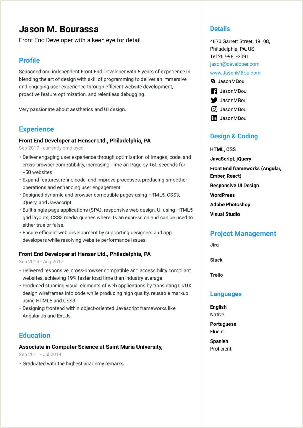 Example Of A Resume Objective Cvs