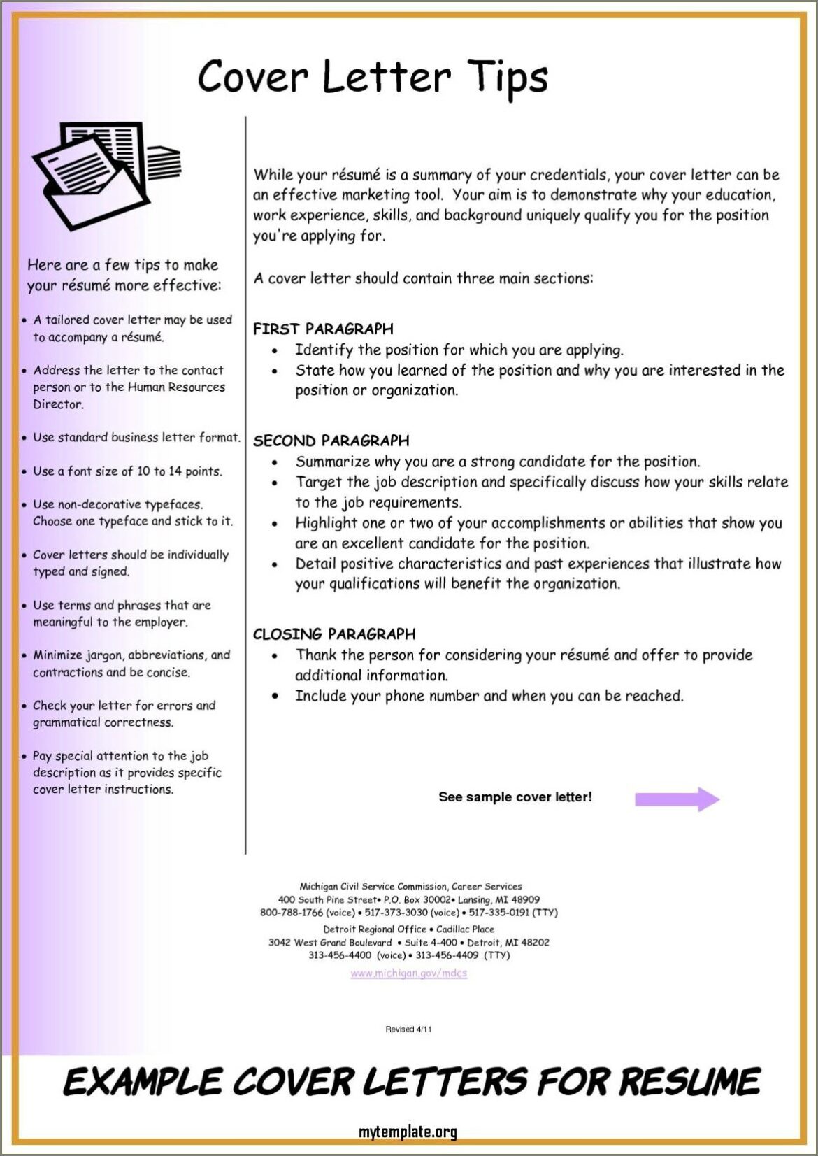 Example Of Cover Sheets For Resume