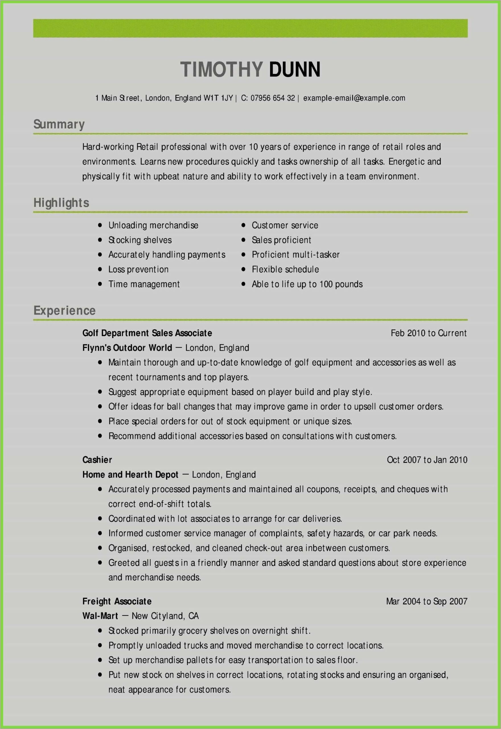 Example Of Resume Objective Statements For Sales