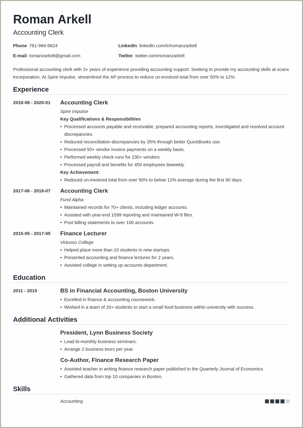 Example Of Resume To Apply Job In Malaysia