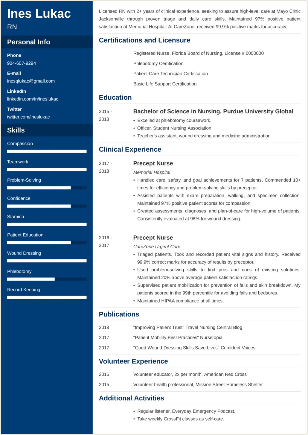 Example Of Skills In Resume For A Student