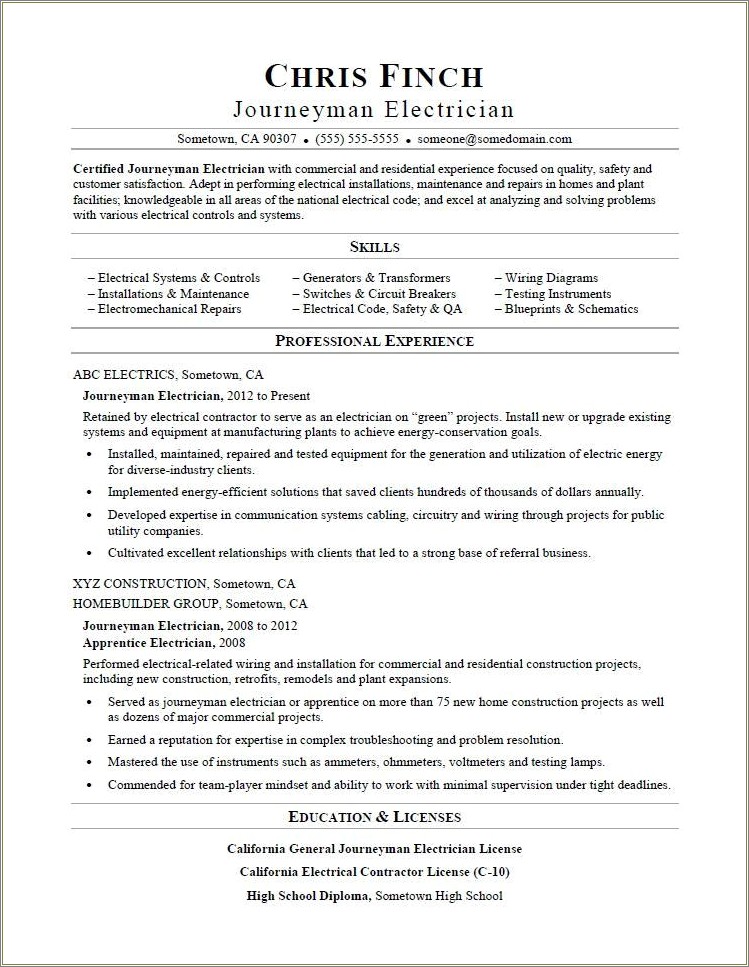 Example Of Trader Resume With 10 Year Experience