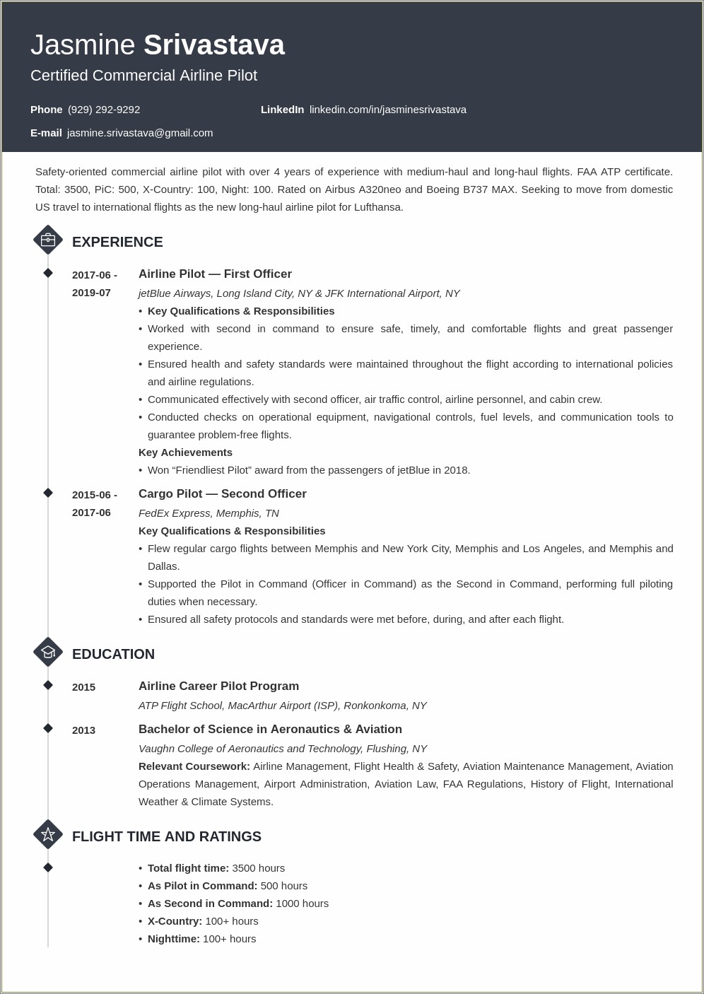 Examples For Ra Resume To Fed Ex