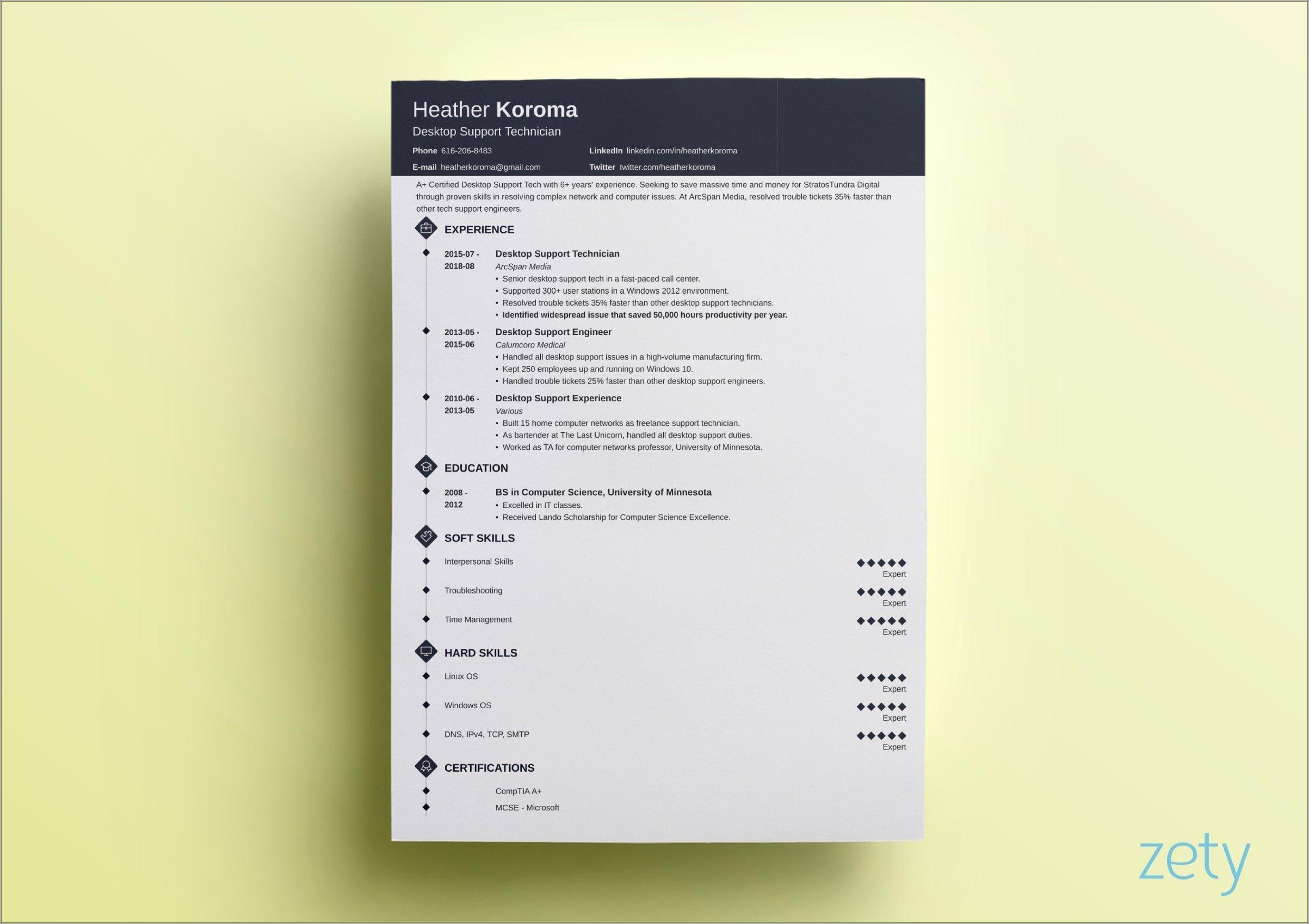Examples Of 21st Century Engineering Resumes