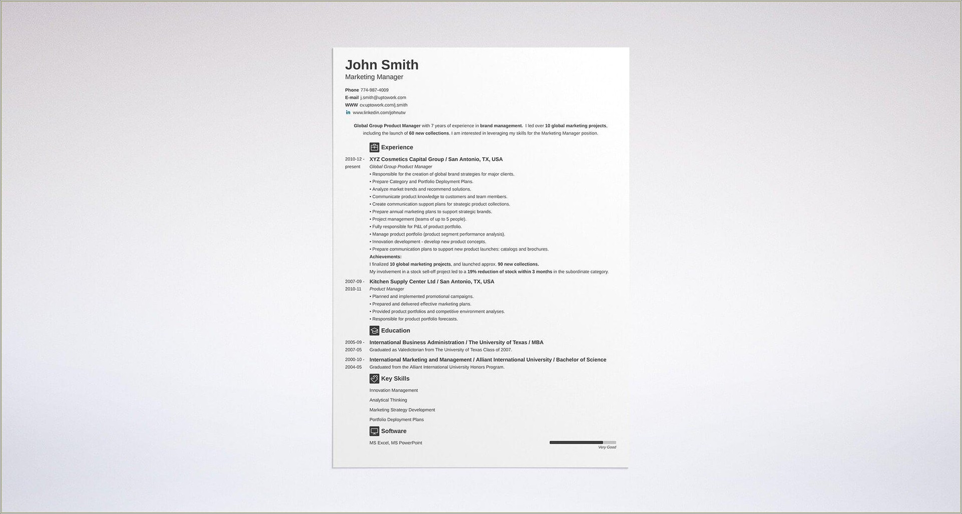 Examples Of Activies And Intrests For Resumes