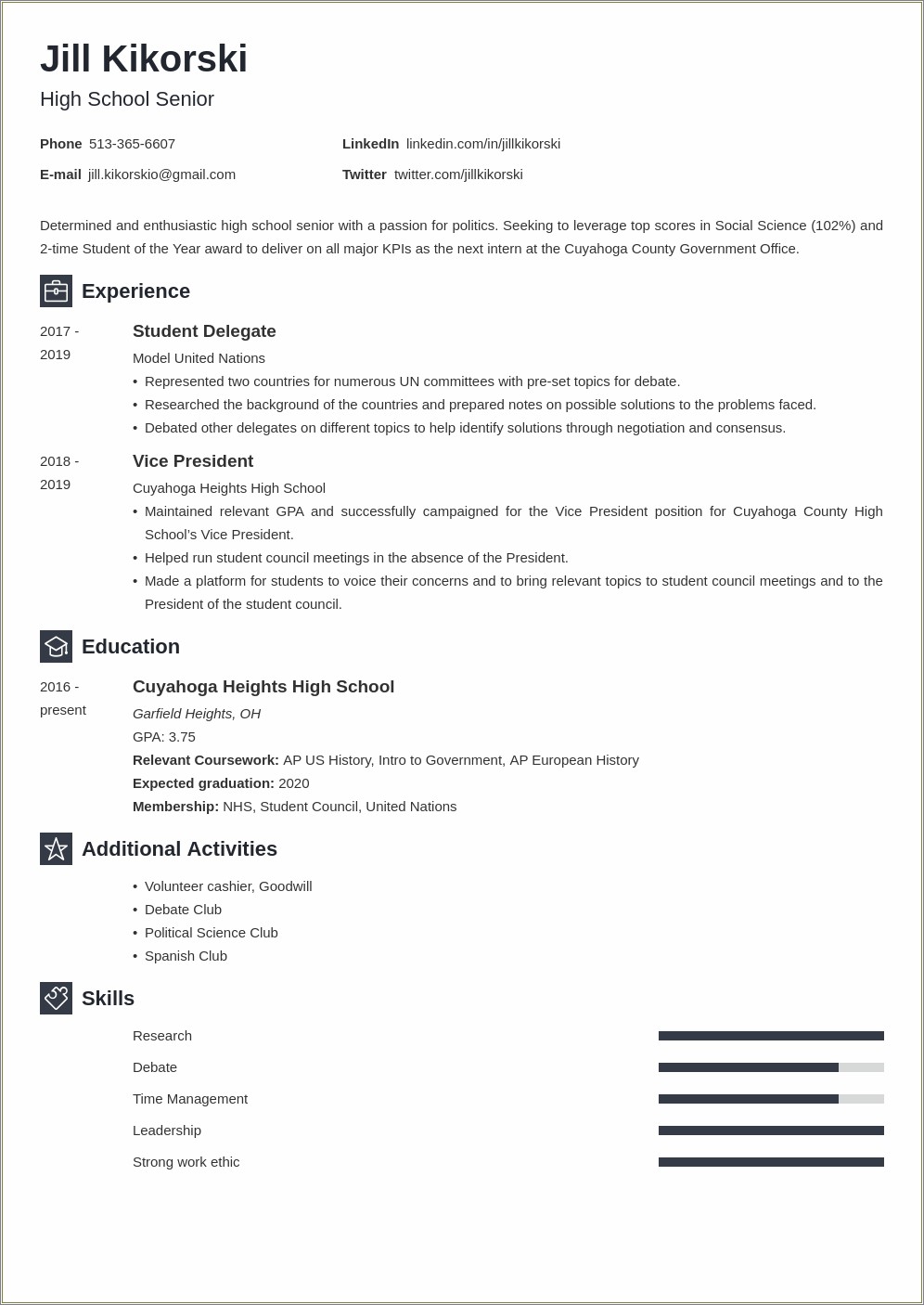 Examples Of Bad Resumes For High School Students