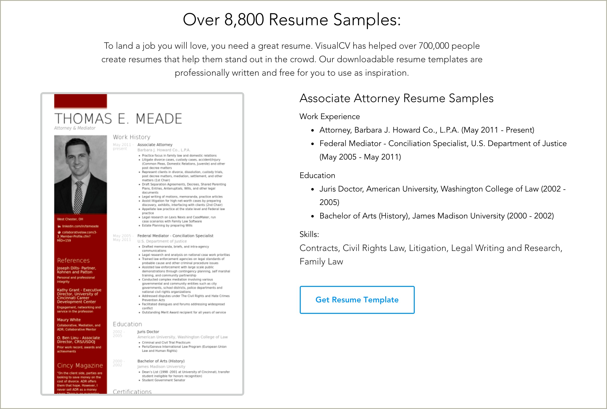 Examples Of College History On Resume