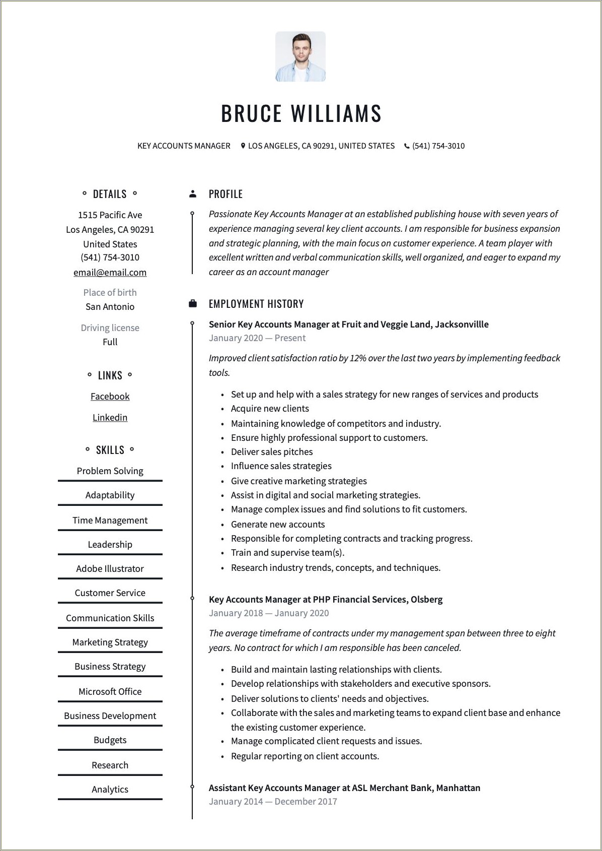 Examples Of Customer And Client Management Resumes