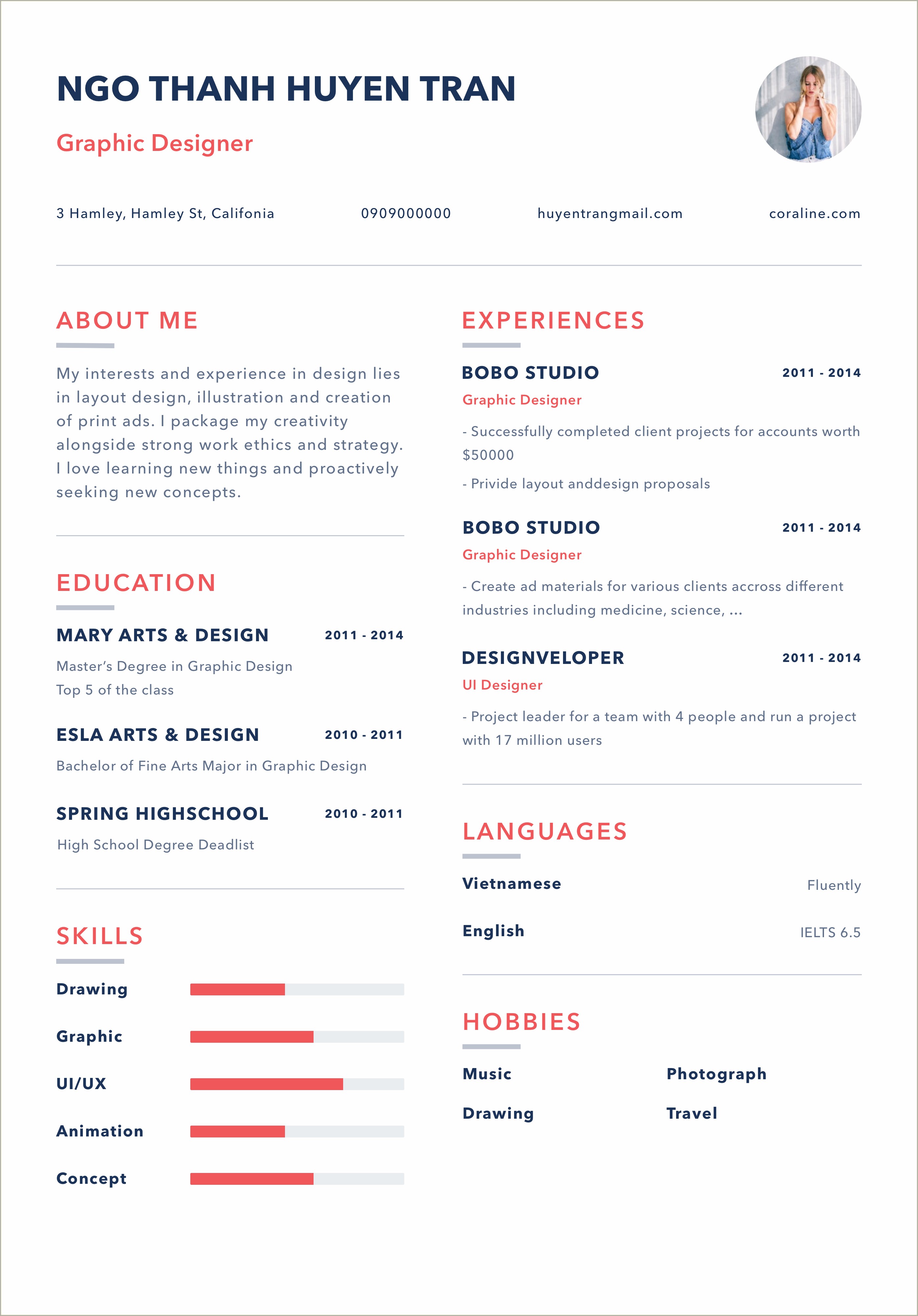 Examples Of Good Resumes For Freshers