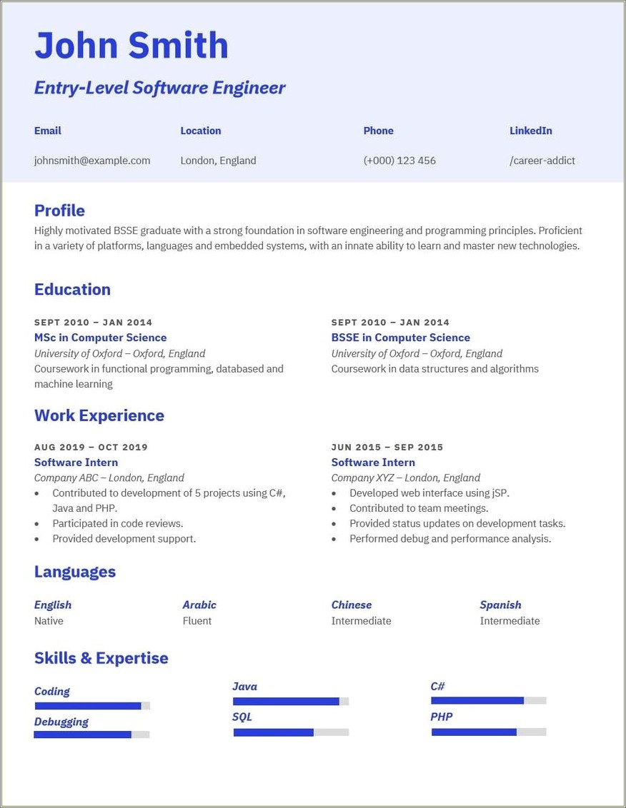Examples Of Hard Skills For Resume Engineer