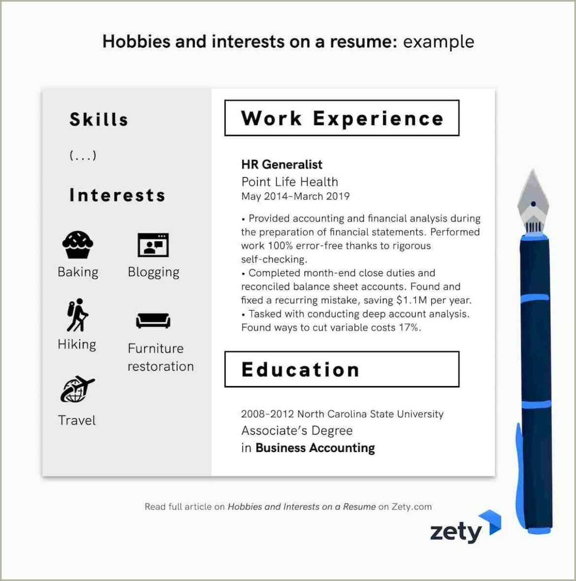 Examples Of Hobbies To Be Written In Resume