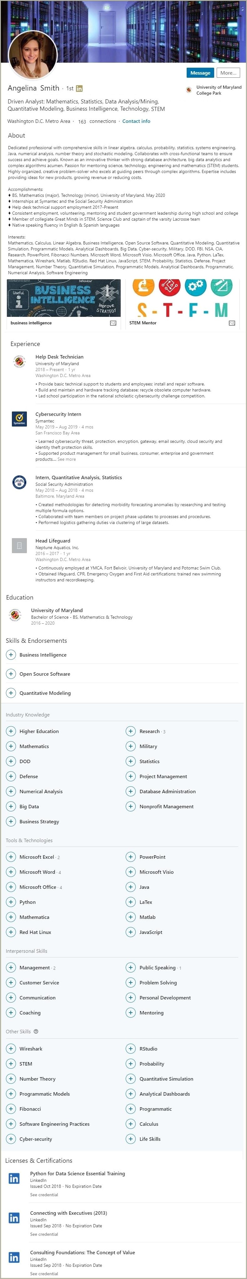 Examples Of Linkedin Url On Resume