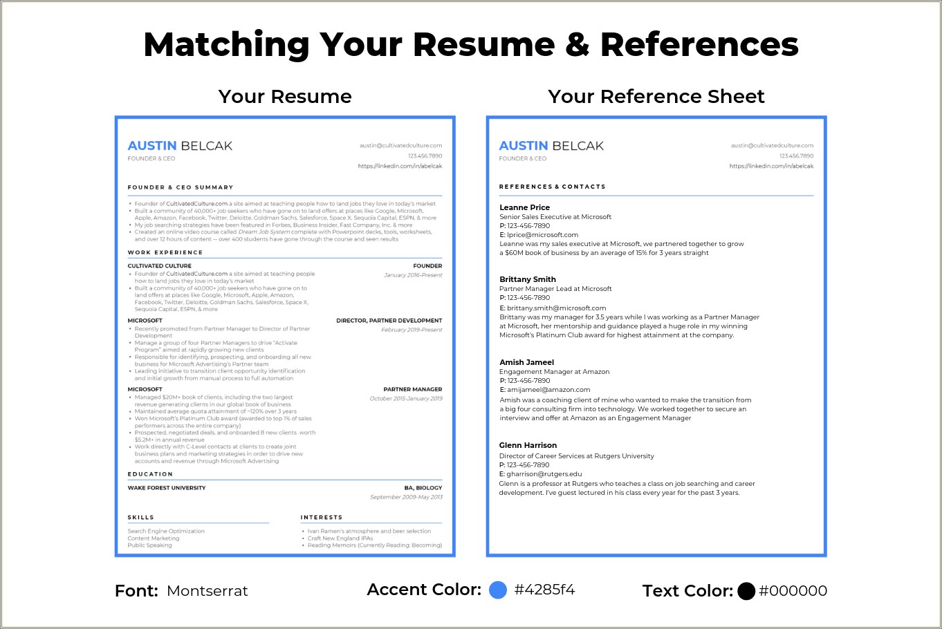 Examples Of List Of References For Resume