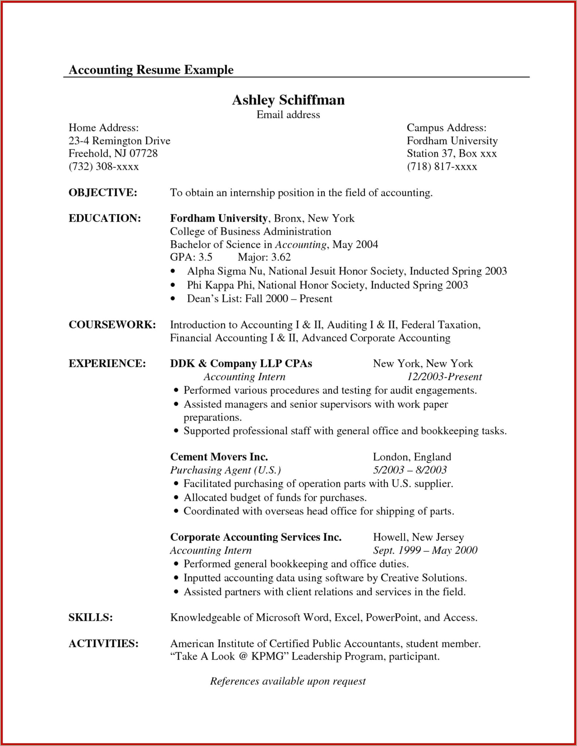 Examples Of Objective For Resume General