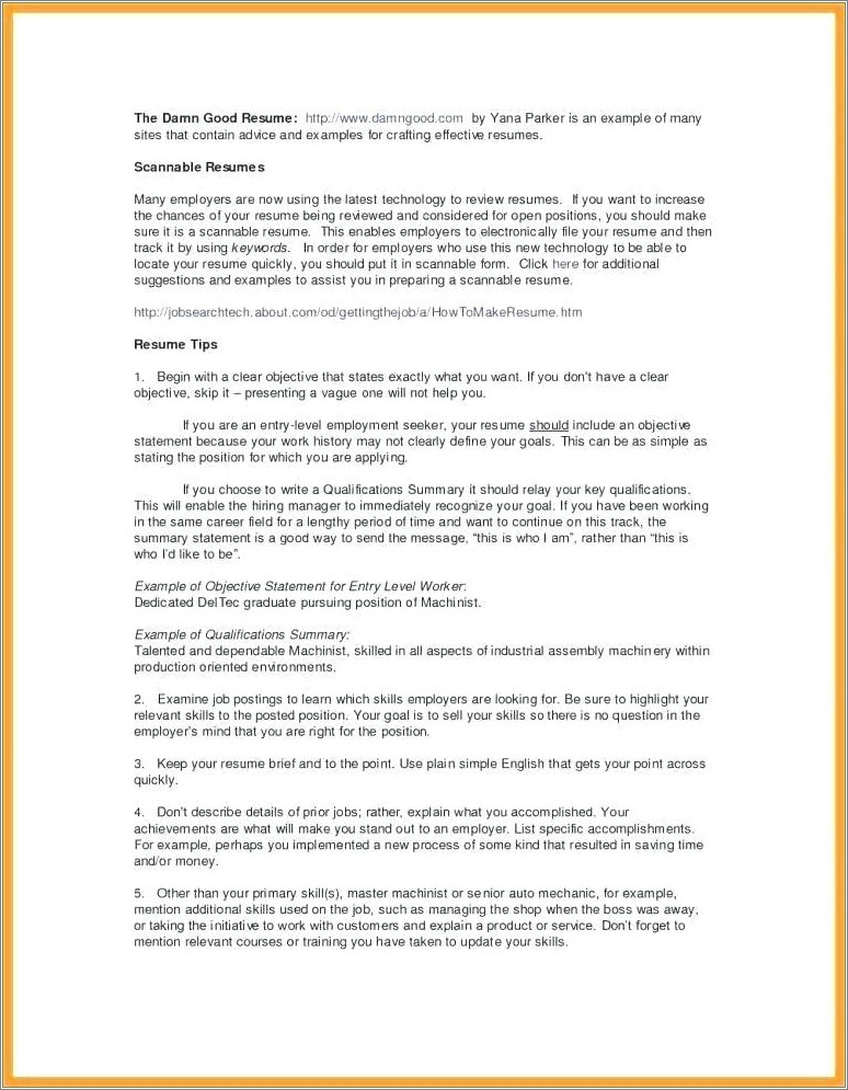 Examples Of Objective Statements For Teacher Resumes