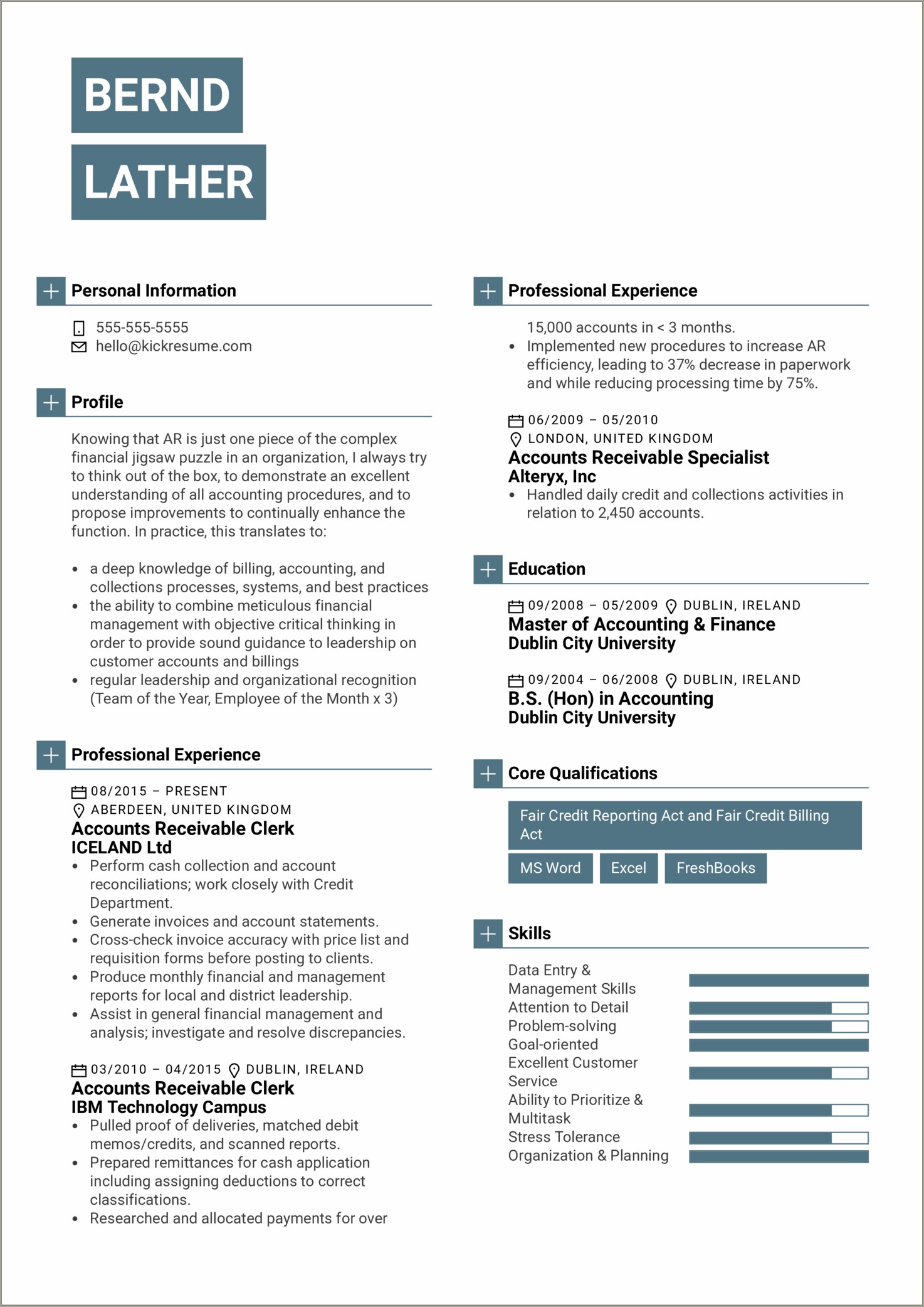 Examples Of Resume Summaries Clerical Position