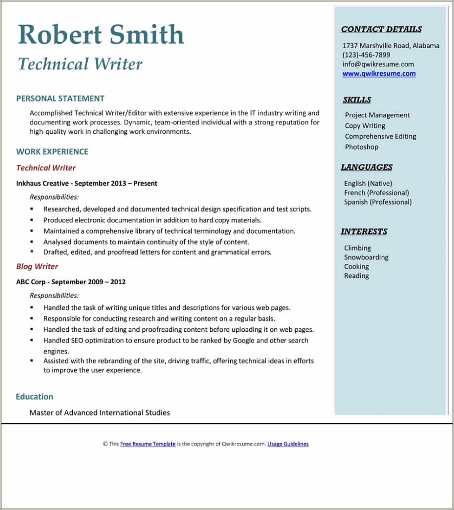 Examples Of Resume Summary Career Change
