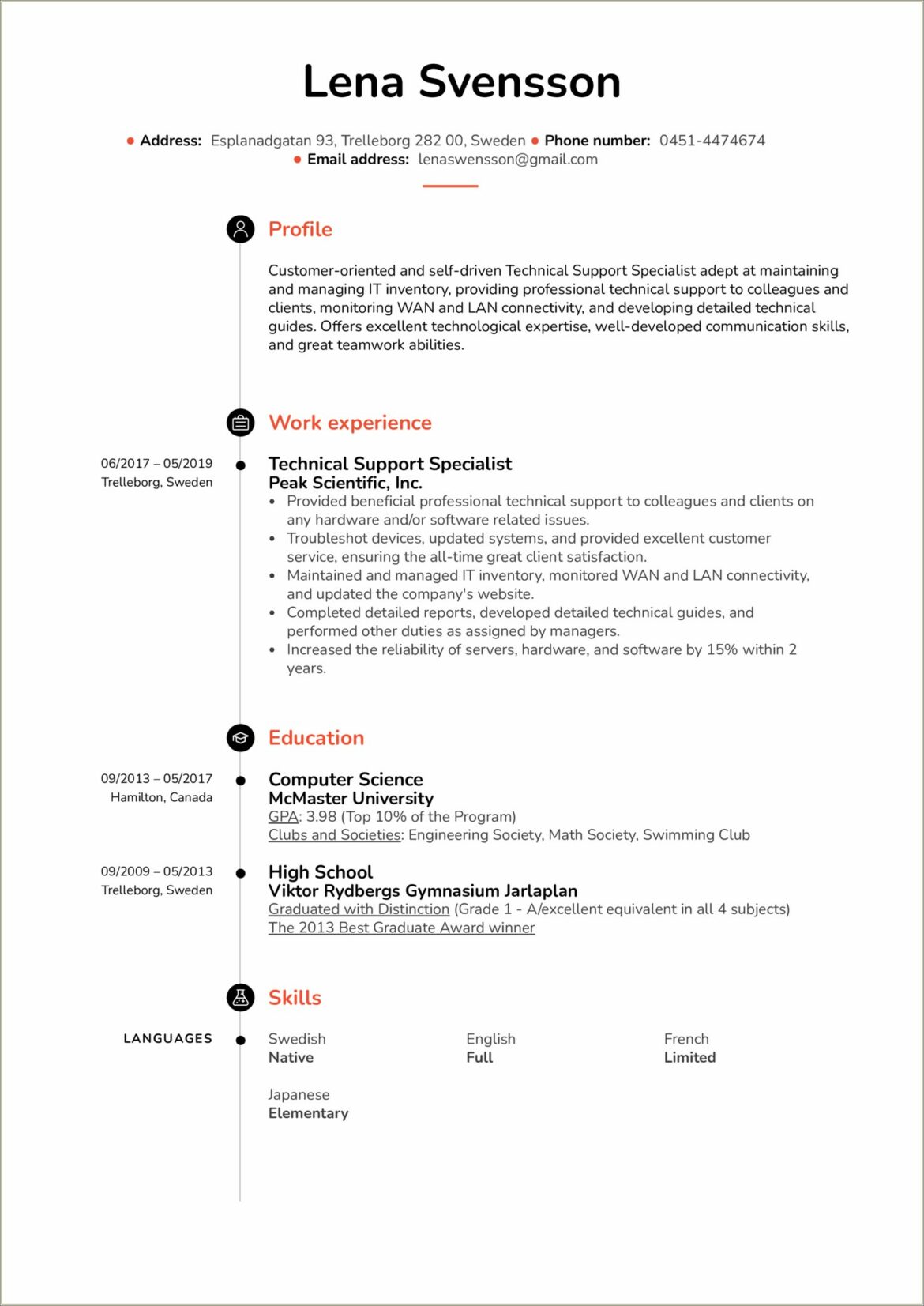 Examples Of Teamwork Skill On A Resume