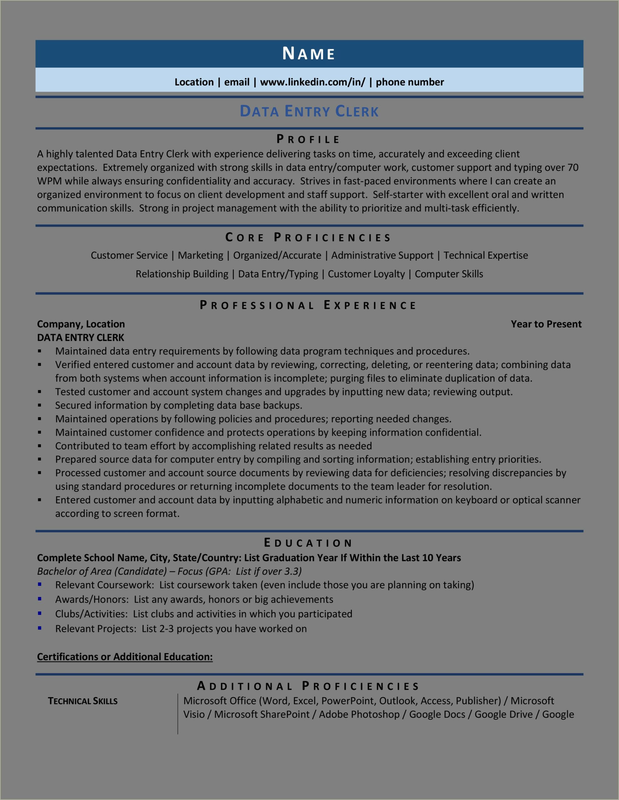Examples Of Technology Skills On A Remote Resume